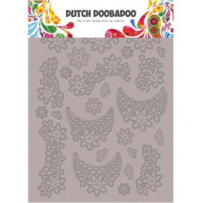 Dutch Doobadoo Greyboard - Lace Flowers